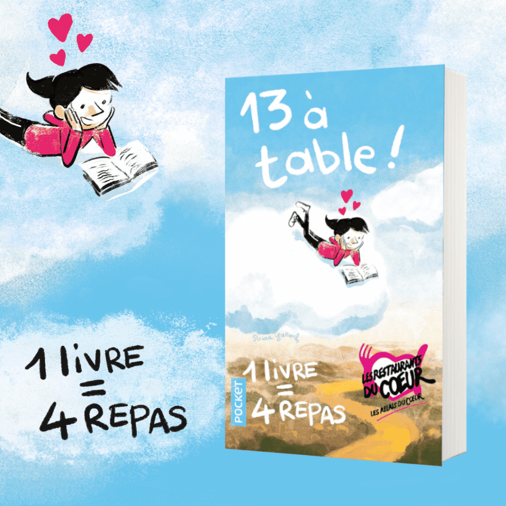 7e année consécutive de mobilisation pour la chaîne du livre : la nouvelle édition de « 13 à table ! » est disponible !
