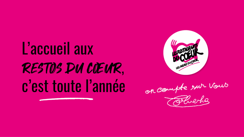 Les Restos du Coeur, c&rsquo;est toute l&rsquo;année, partout en France