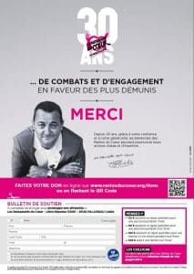 Publicité les restos du coeur