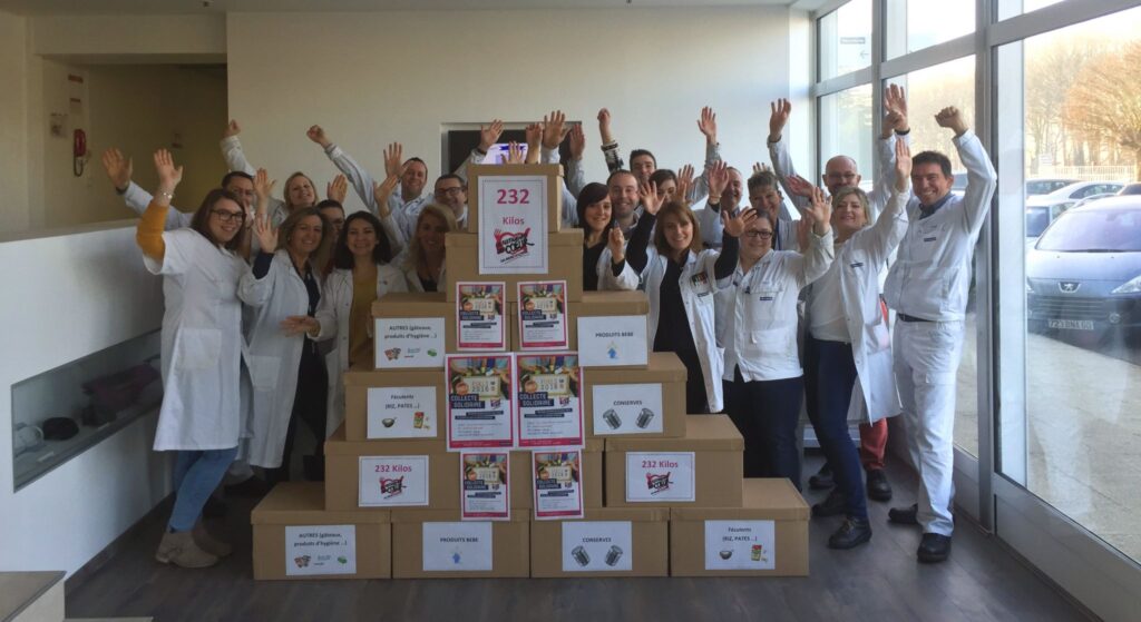 Faurecia : bilan de la collecte annuelle en soutien aux Restos du Cœur