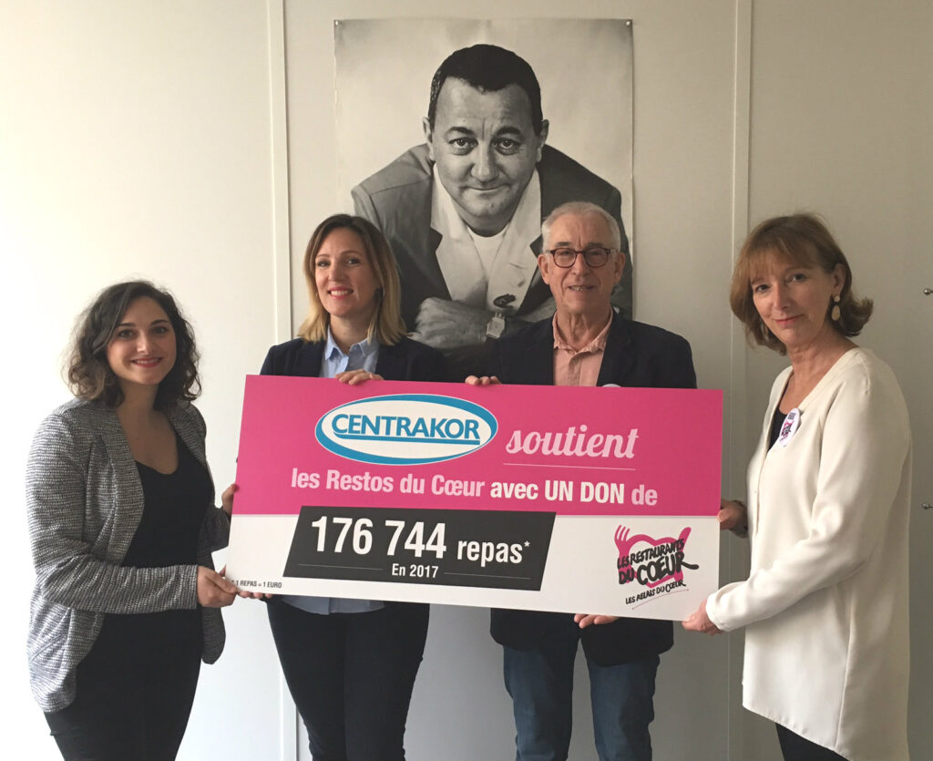 Centrakor offre 176 744 repas aux Restos du Cœur 