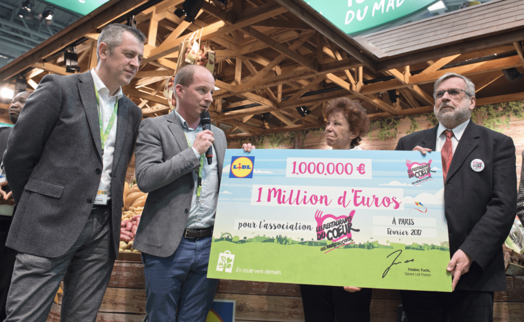 LIDL France offre 1 million de repas aux Restos du Cœur
