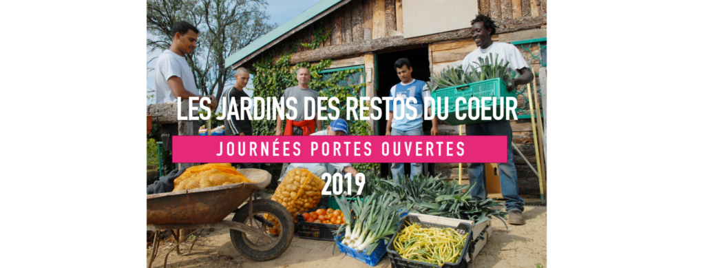 Lancement des Journées Portes Ouvertes 2019 des Jardins du Coeur