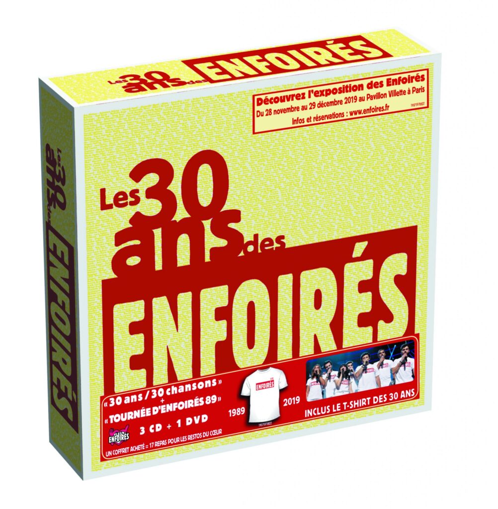 Les 30 ans des Enfoirés 1989-2019 : Le coffret est en vente !