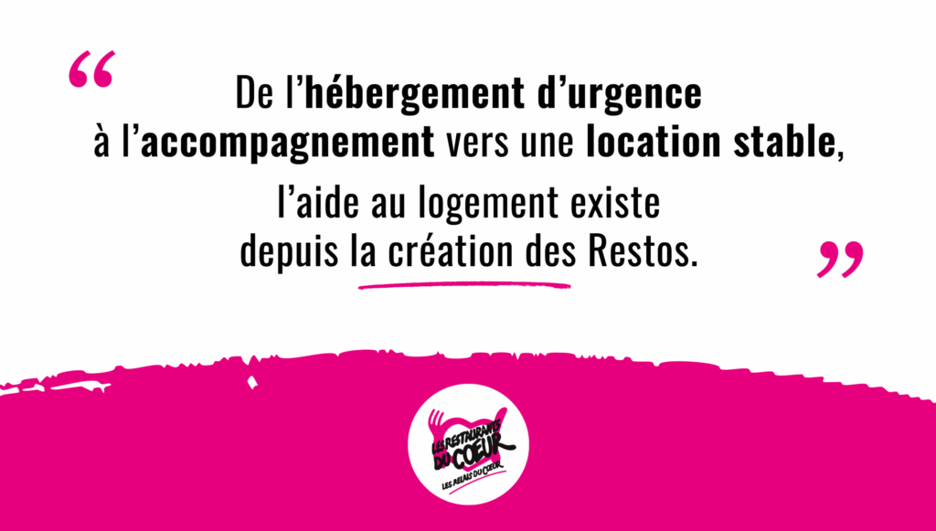 L&rsquo;hébergement d&rsquo;urgence et les aides au logement : au coeur des missions des Restos