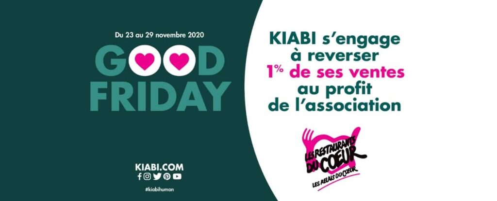 Kiabi soutient les Restos avec son opération Good Friday&nbsp;!