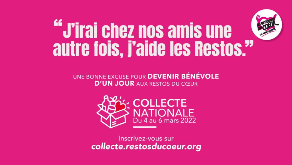 Collecte Nationale : et toi t&rsquo;as Restos ?
