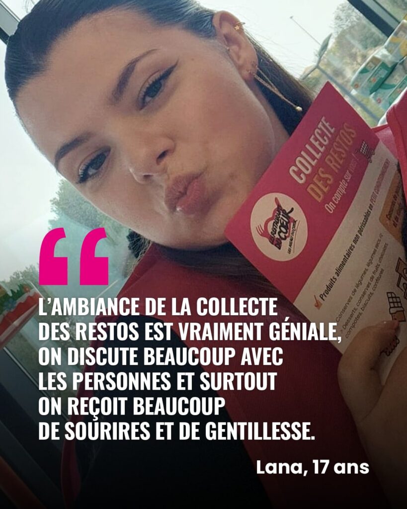 Lana, bénévole : « J&rsquo;aimerais qu&rsquo;il y ait plus de jeunes comme moi ».