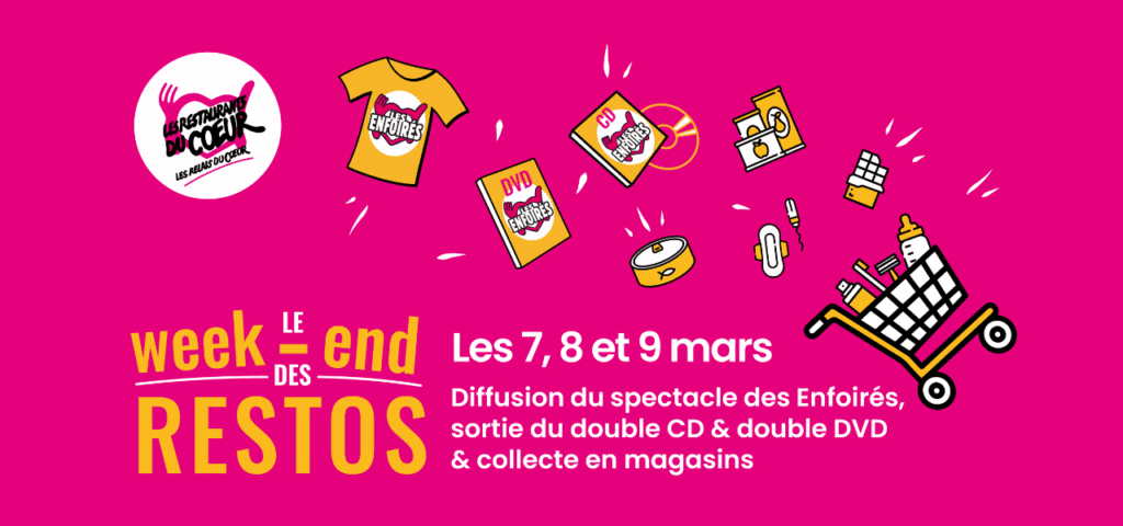 Weekend Restos les 7, 8 et 9 mars : on compte sur vous 🩷