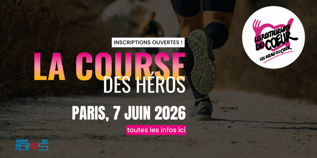 Les Restos du Cœur se lancent dans la Course des Héros&nbsp;: rejoignez l’aventure solidaire